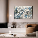 Floral 744 Canvas Art 18" x 24" / 45 x 60 cm / Black