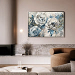 Floral 744 Canvas Art 60 x 40 cm / Black