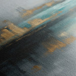 Abstract 745 Canvas Art 16" x 16" / 40 x 40 cm / Black