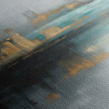 Abstract 745 Canvas Art 16" x 16" / 40 x 40 cm / Black