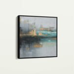 Abstract 745 Canvas Art 60 x 60 cm / Black