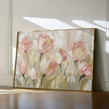 Floral 745 Canvas Art 18" x 24" / 45 x 60 cm / Black