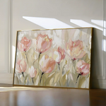 Floral 745 Canvas Art 60 x 40 cm / Black