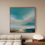 Abstract 746 Canvas Art 60 x 60 cm / Black