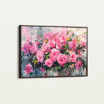 Floral 746 Canvas Art 18" x 24" / 45 x 60 cm / Black