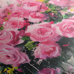 Floral 746 Canvas Art 18" x 24" / 45 x 60 cm / Black