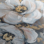 Floral 747 Canvas Art 18" x 24" / 45 x 60 cm / Black