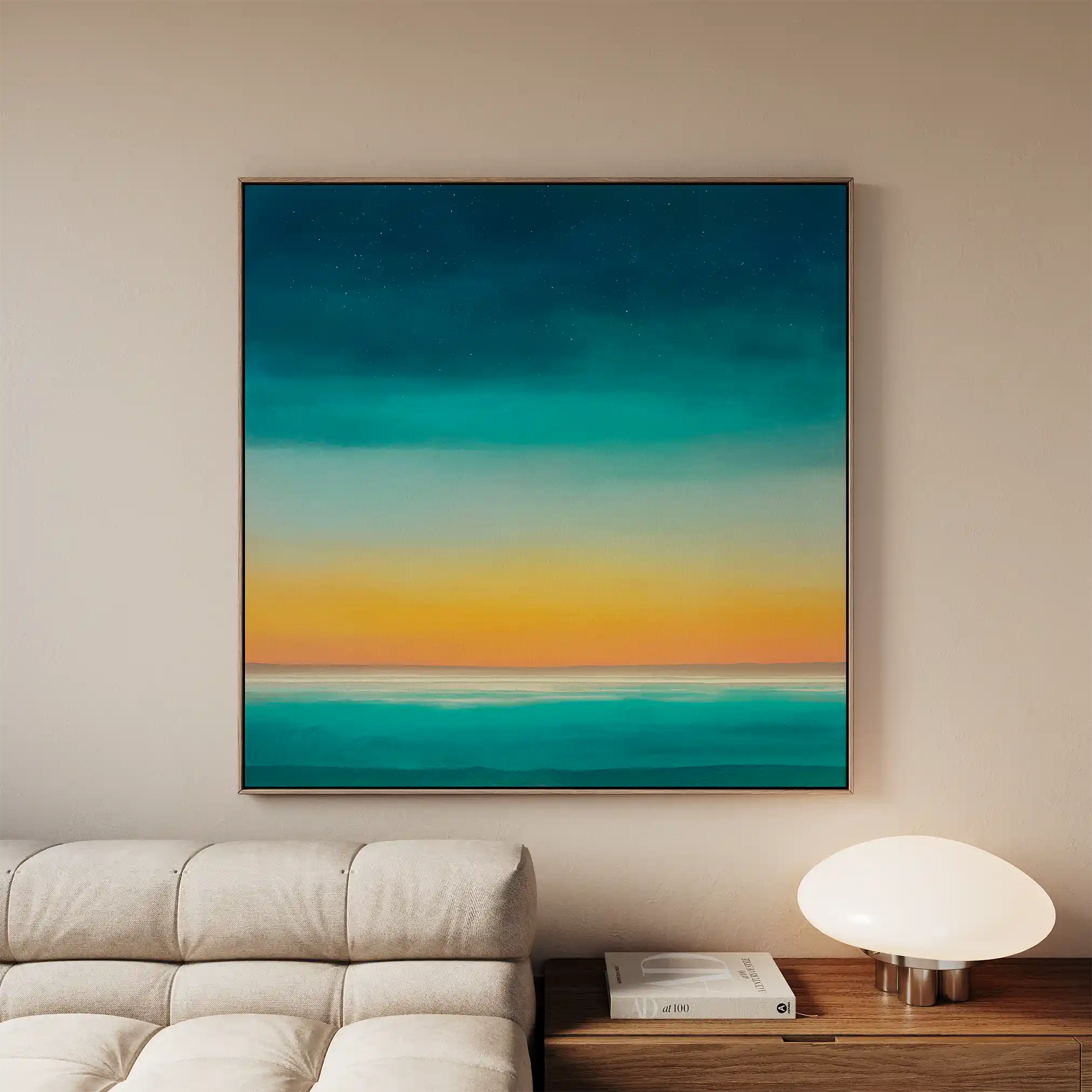 Abstract 748 Canvas Art 60 x 60 cm / Black
