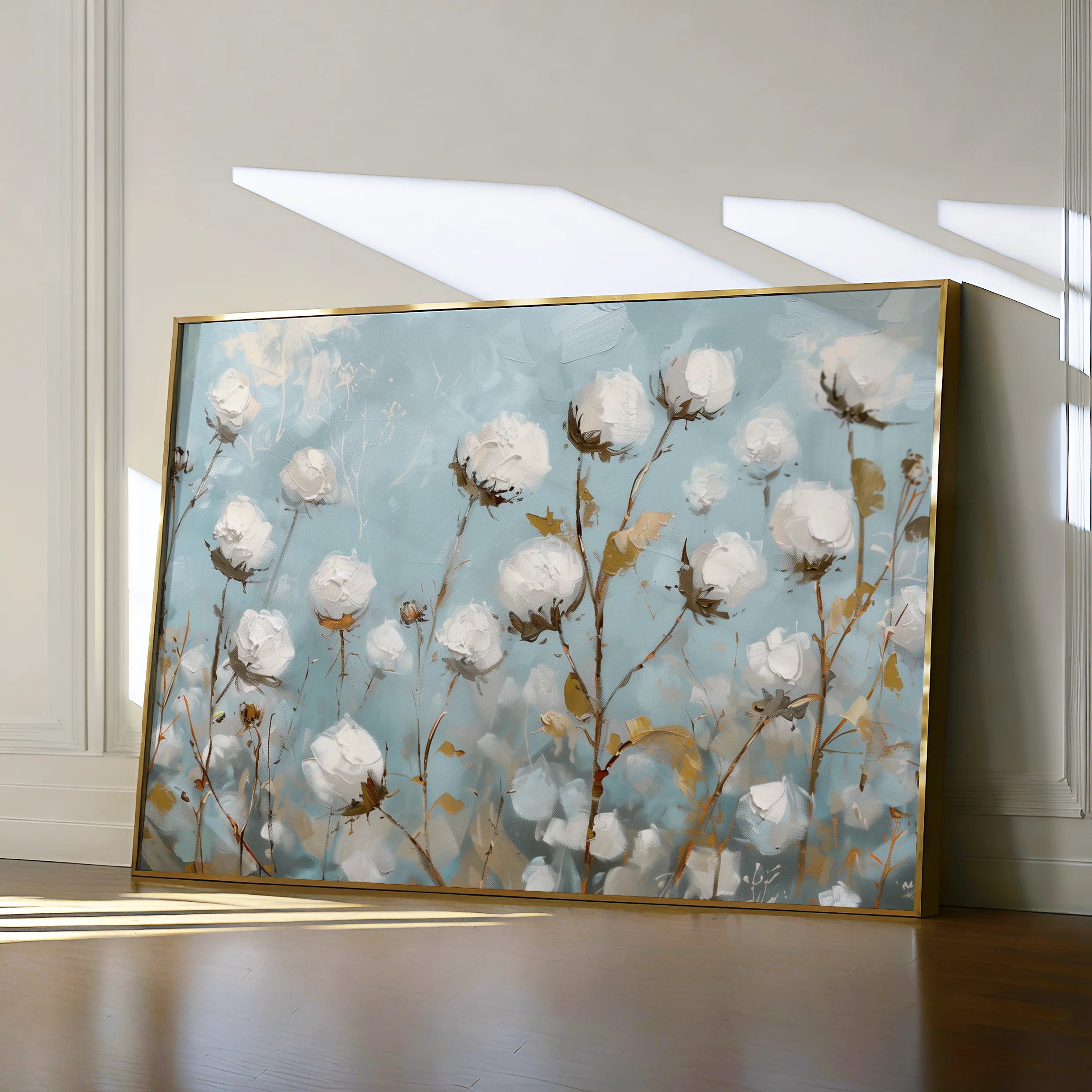 Floral 748 Canvas Art 18" x 24" / 45 x 60 cm / Black