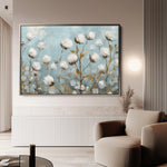 Floral 748 Canvas Art 18" x 24" / 45 x 60 cm / Black