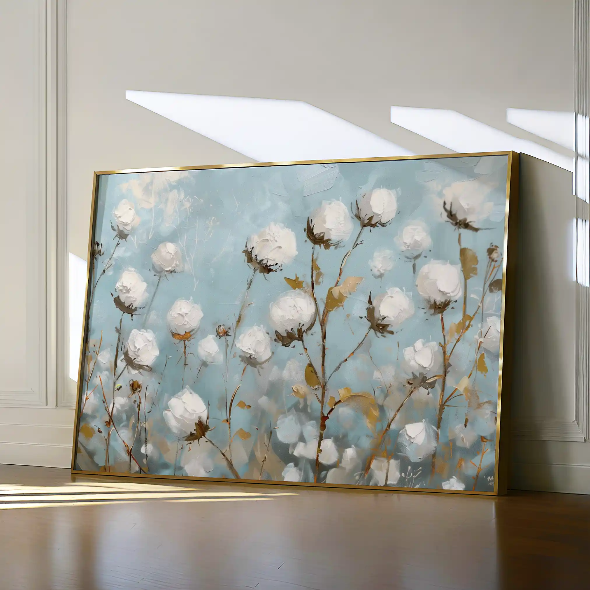 Floral 748 Canvas Art 60 x 40 cm / Black