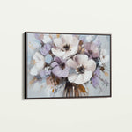 Floral 749 Canvas Art 18" x 24" / 45 x 60 cm / Black