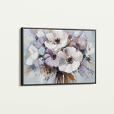 Floral 749 Canvas Art 18" x 24" / 45 x 60 cm / Black