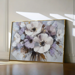 Floral 749 Canvas Art 60 x 40 cm / Black