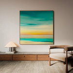Abstract 750 Canvas Art 60 x 60 cm / Black