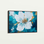 Floral 750 Canvas Art 18" x 24" / 45 x 60 cm / Black