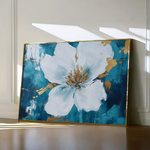 Floral 750 Canvas Art 60 x 40 cm / Black
