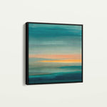 Abstract 751 Canvas Art 16" x 16" / 40 x 40 cm / Black