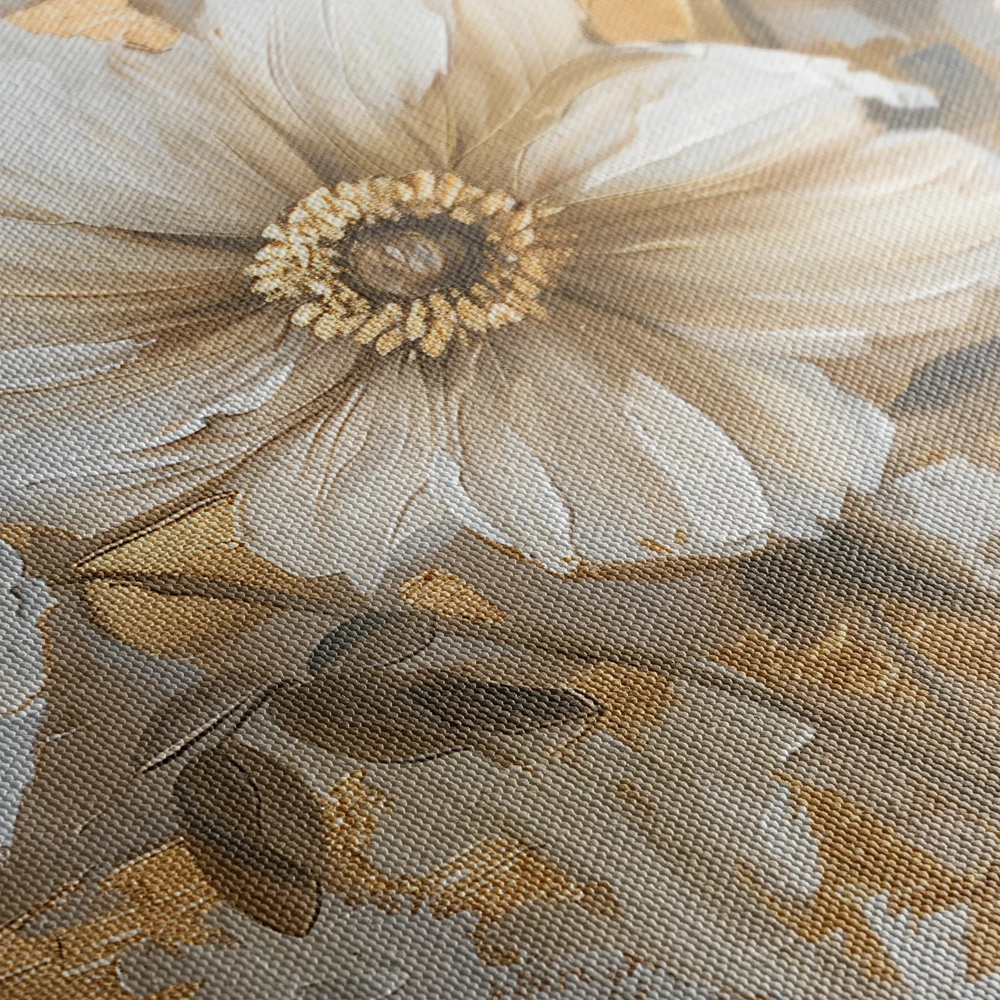 Floral 751 Canvas Art 18" x 24" / 45 x 60 cm / Black