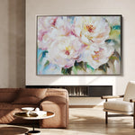 Floral 753 Canvas Art 18" x 24" / 45 x 60 cm / Black
