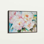 Floral 753 Canvas Art 18" x 24" / 45 x 60 cm / Black