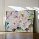 Floral 753 Canvas Art 60 x 40 cm / Black