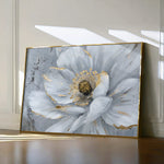 Floral 754 Canvas Art 18" x 24" / 45 x 60 cm / Black