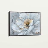 Floral 754 Canvas Art 18" x 24" / 45 x 60 cm / Black