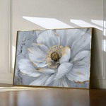 Floral 754 Canvas Art 60 x 40 cm / Black