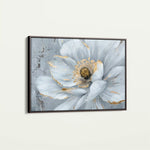 Floral 754 Canvas Art 60 x 40 cm / Black