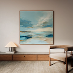 Abstract 755 Canvas Art 60 x 60 cm / Black