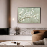 Floral 755 Canvas Art 18" x 24" / 45 x 60 cm / Black