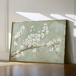 Floral 755 Canvas Art 60 x 40 cm / Black