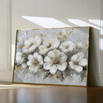 Floral 756 Canvas Art 18" x 24" / 45 x 60 cm / Black