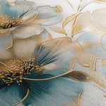 Floral 757 Canvas Art 18" x 24" / 45 x 60 cm / Black