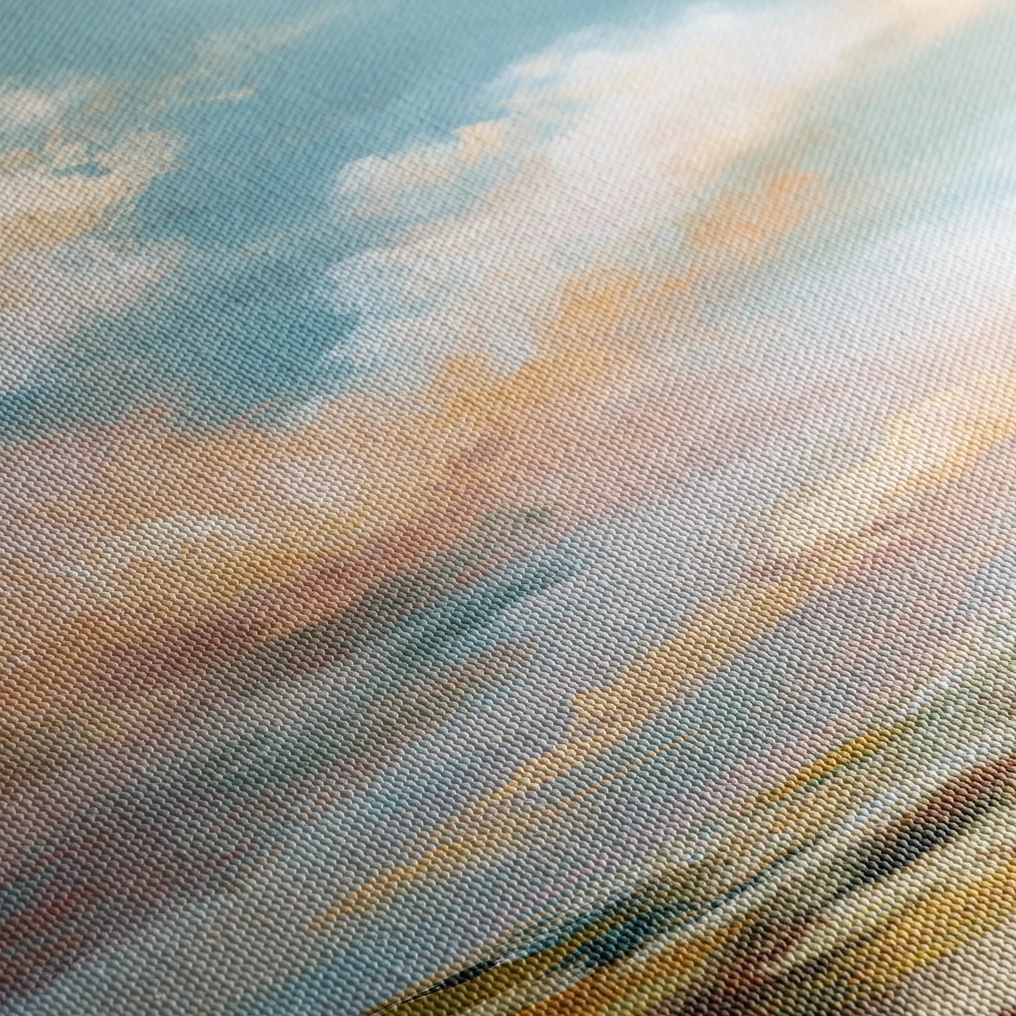 Abstract 758 Canvas Art 16" x 16" / 40 x 40 cm / Black