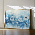 Floral 758 Canvas Art 18" x 24" / 45 x 60 cm / Black