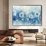 Floral 758 Canvas Art 18" x 24" / 45 x 60 cm / Black
