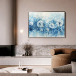 Floral 758 Canvas Art 18" x 24" / 45 x 60 cm / Black