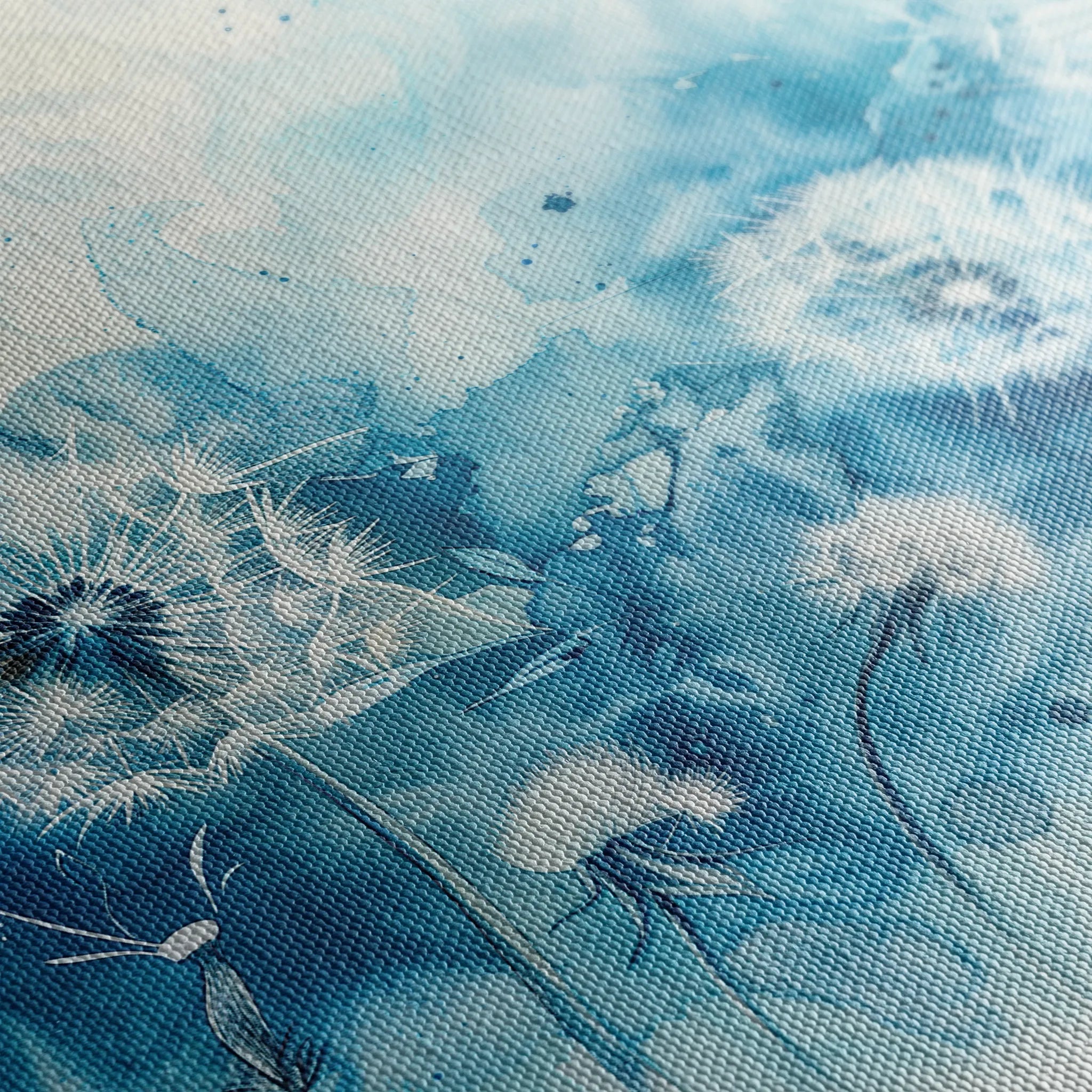 Floral 758 Canvas Art 18" x 24" / 45 x 60 cm / Black