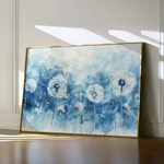 Floral 758 Canvas Art 60 x 40 cm / Black