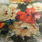 Floral 759 Canvas Art 18" x 24" / 45 x 60 cm / Black