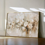 Floral 760 Canvas Art 18" x 24" / 45 x 60 cm / Black