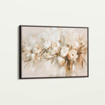 Floral 760 Canvas Art 18" x 24" / 45 x 60 cm / Black