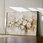 Floral 760 Canvas Art 60 x 40 cm / Black