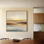 Abstract 761 Canvas Art 16" x 16" / 40 x 40 cm / Black