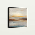Abstract 761 Canvas Art 16" x 16" / 40 x 40 cm / Black