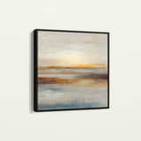 Abstract 761 Canvas Art 16" x 16" / 40 x 40 cm / Black