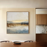 Abstract 762 Canvas Art 16" x 16" / 40 x 40 cm / Black