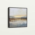 Abstract 762 Canvas Art 16" x 16" / 40 x 40 cm / Black